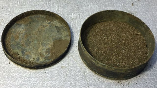 Archeologists find 250-year-old tin of Swedish snus tobacco
