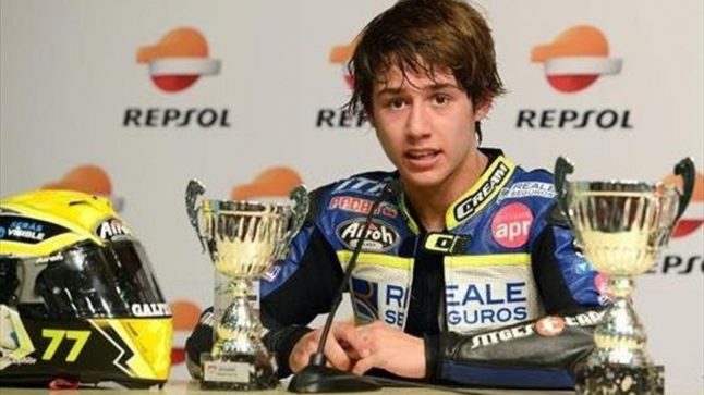 Spanish teen champion driver dies in moto accident