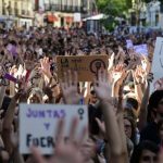 Spaniards continue to rail against release of sexual abuse gang