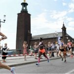 Extra showers to cool Stockholm Marathon runners