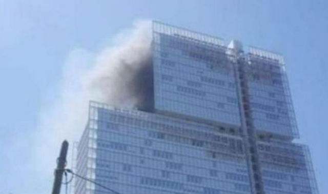 Paris: Fire breaks out on terrace of new Palais de Justice law courts