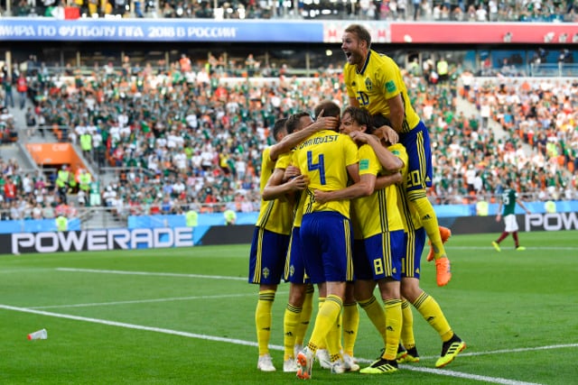 Sweden top group and power into World Cup last 16 with dream win over Mexico