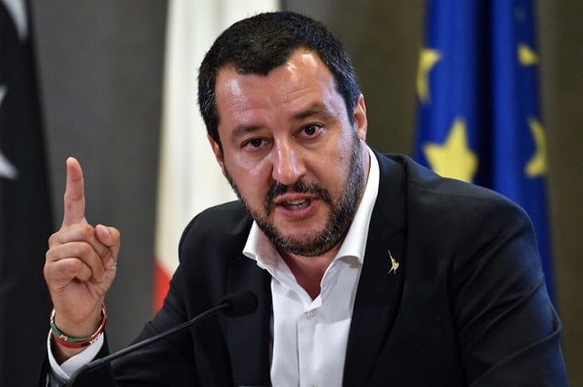 Salvini vows to end all migrant arrivals to Italy by boat