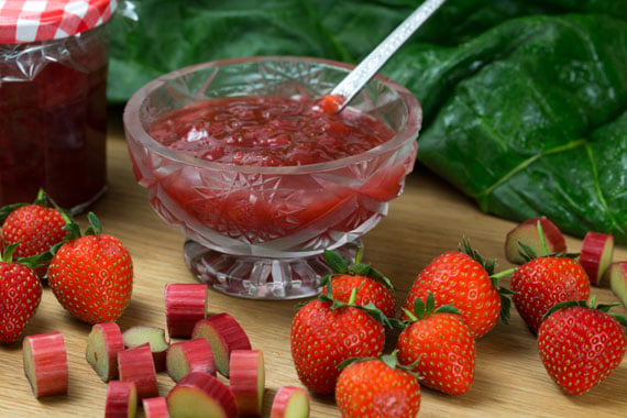 Swedish recipe of the week: rhubarb and strawberry jam