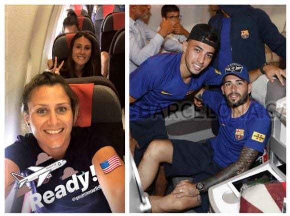 Barça under fire as men's team fly business class, women go economy