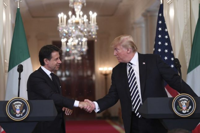 Five key points from Italian PM Conte's meeting with Donald Trump