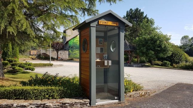 French village opens up 'world's smallest' tourist office... in a phone box