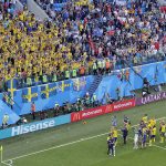 Sweden beat Switzerland 1-0 to book first World Cup quarter-final appearance since 1994
