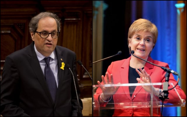 Catalan leader to meet Scotland's Sturgeon for historic talks