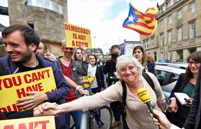 Scotland withdraws arrest warrant for Catalan ex-minister, Clara Ponsati