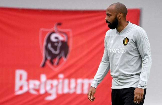 France ruffled by Thierry Henry's presence among Belgian ranks