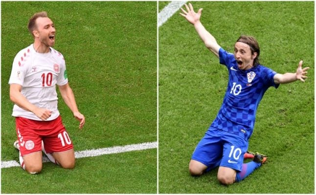 Eriksen-Modric battle 'could decide' Croatia v Denmark World Cup clash
