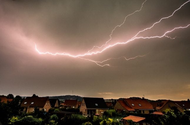 British couple hit by lightning during violent storm in France