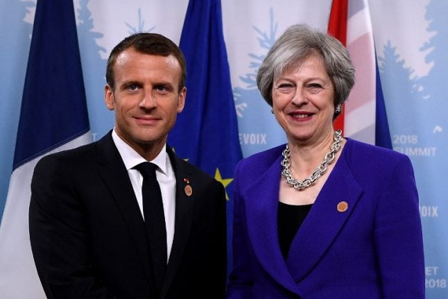 Theresa May to hold Brexit talks with Macron in France on Friday