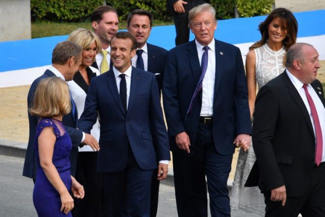 Macron says NATO allies stuck to spending deals, despite Trump's claim