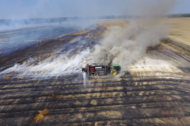 Subterranean wildfire rages in Denmark