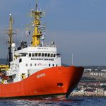 French migrant rescue ship Aquarius stranded again