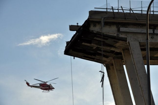 Genoa bridge collapse: in pictures