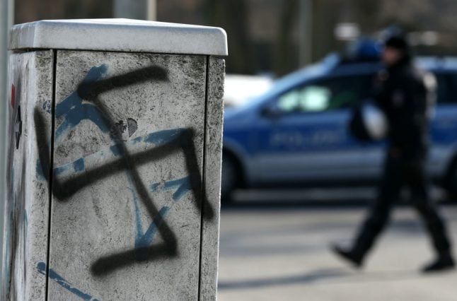 Swastikas sprayed at site of Syrian child’s death cause outrage