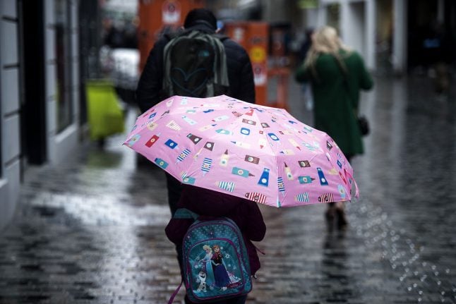 Rain to replace Danish sun and summer this weekend