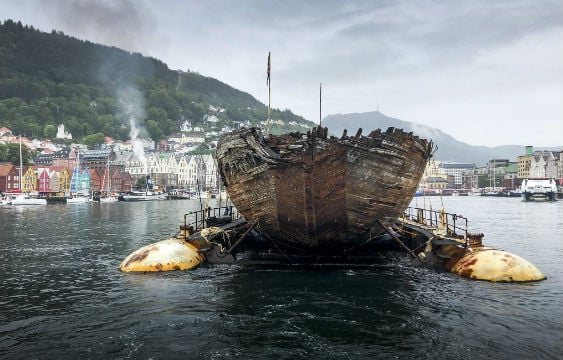 Polar explorer's ship returns to Norway after a century