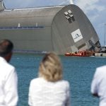 Giant floating dock capsizes in Denmark
