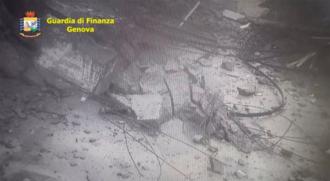New video shows moment Genoa's Morandi Bridge collapsed