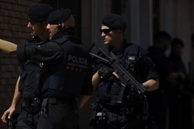 Knifeman killed in 'terrorist attack' on police station in Barcelona