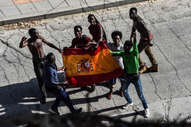 Migrants who stormed Morocco-Spain border sent back