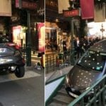Another distracted driver mistakes Paris Metro station for car park