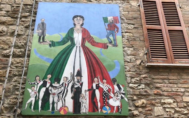 IN PICTURES: Up one's street: Five Italian towns with painted murals