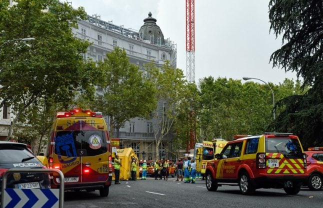Worker killed, 11 injured, during Madrid Ritz hotel renovations