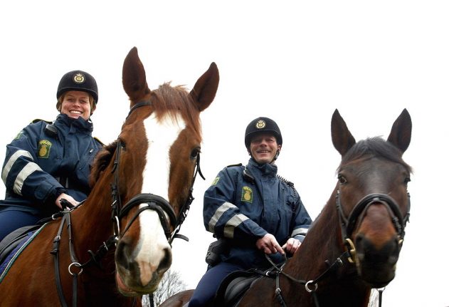 ‘We need horses’: Danish police on Facebook