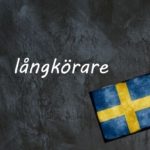 Swedish word of the day: långkörare