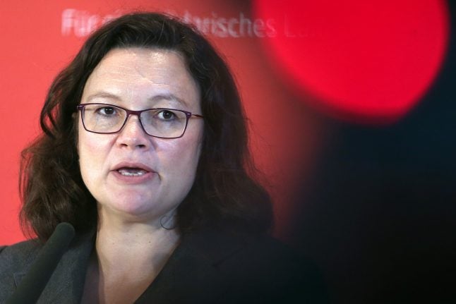 Update: ‘We were wrong’ about German spy chief’s promotion: SPD boss Nahles