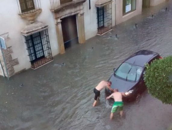 Storm and flood warnings for southern Spain and Costa del Sol
