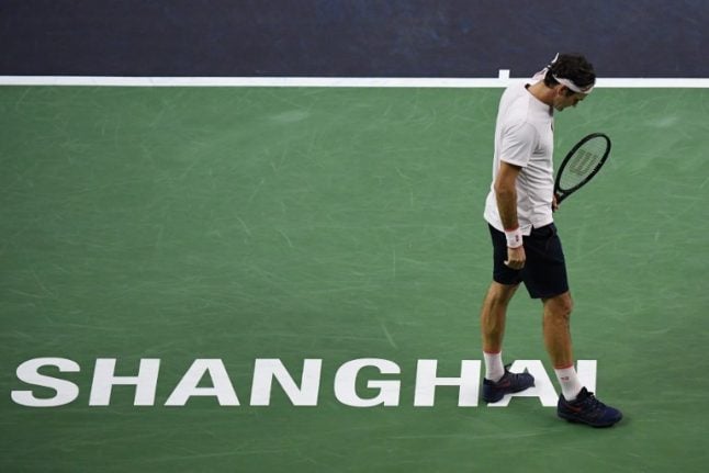 Federer admits lacking 'punch' after Shanghai defeat