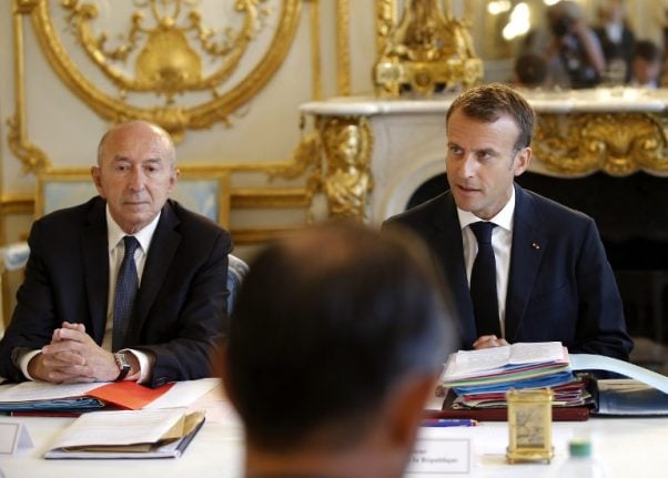 Macron refuses interior minister's resignation