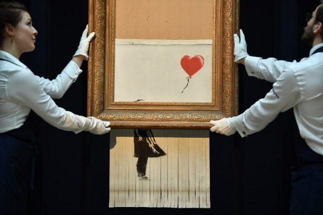 Paris auction house holds its breath ahead of Banksy sale after shredding