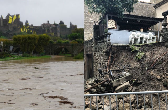 Medieval Carcassonne braced as deadly floods hit south west France