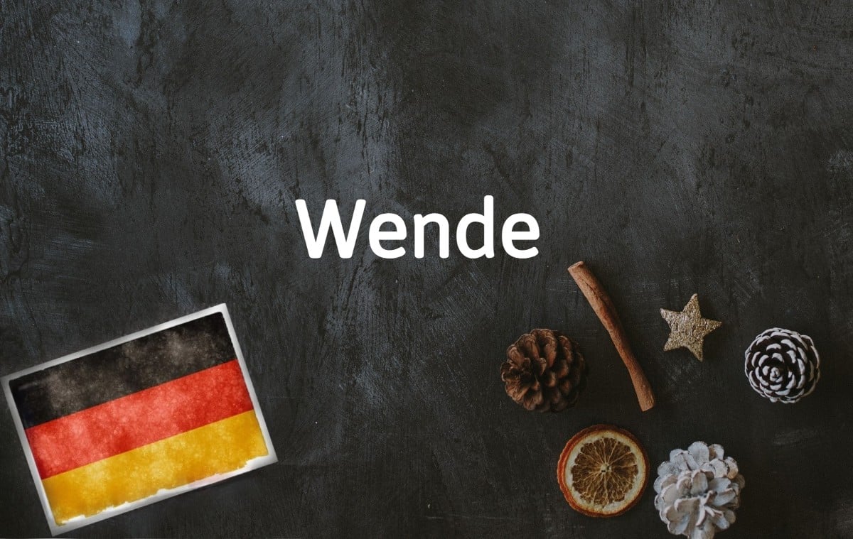 German word of the day: Wende