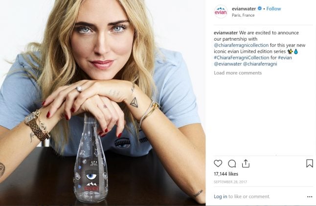 ‘The end of the world’: fashion blogger’s €8 a pop bottled water sparks controversy