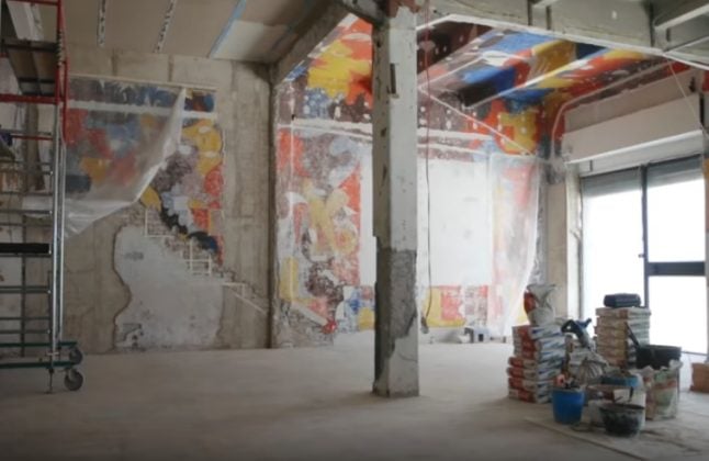 Lost murals by Italian Futurist rediscovered in Rome