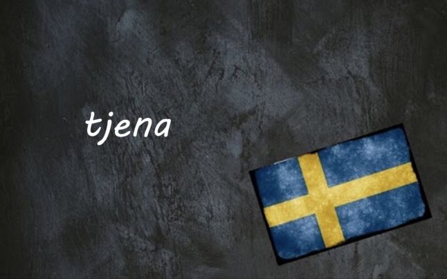Swedish word of the day: tjena
