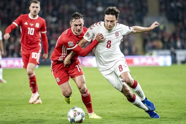 Denmark gain Nations League promotion with Wales win