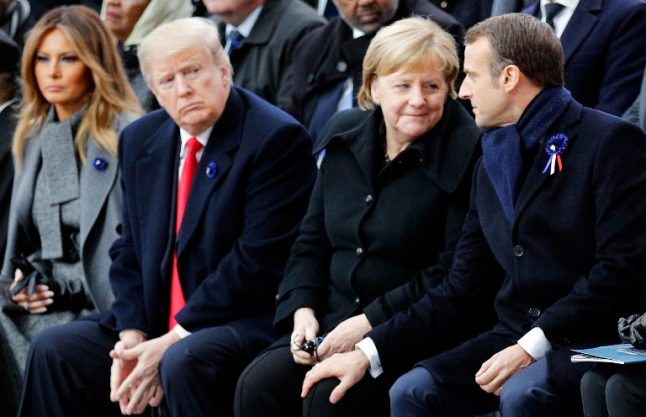 Trump trolls Macron over approval ratings, unemployment, the Nazi occupation and wine