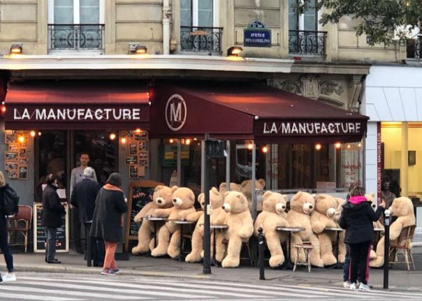 In Pictures: Frenchman drafts in giant teddy bears to cheer up Parisians