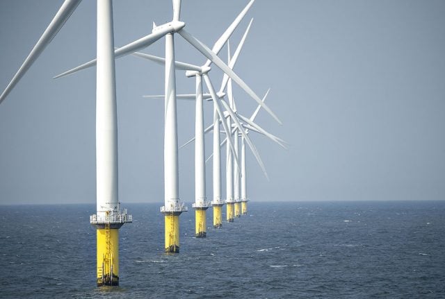 Denmark reserves waters for construction of wind power farms