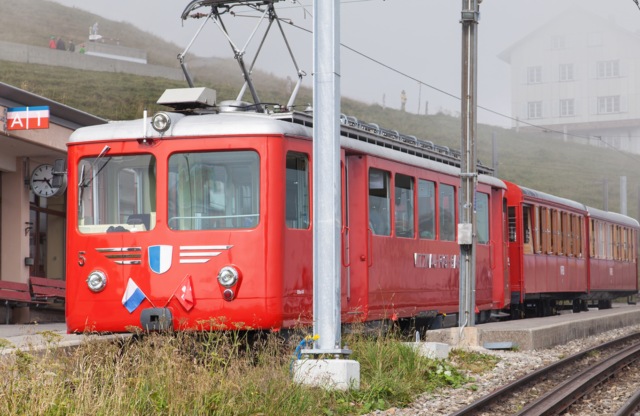 Tourist killed after being hit by train in fog on Swiss mountain