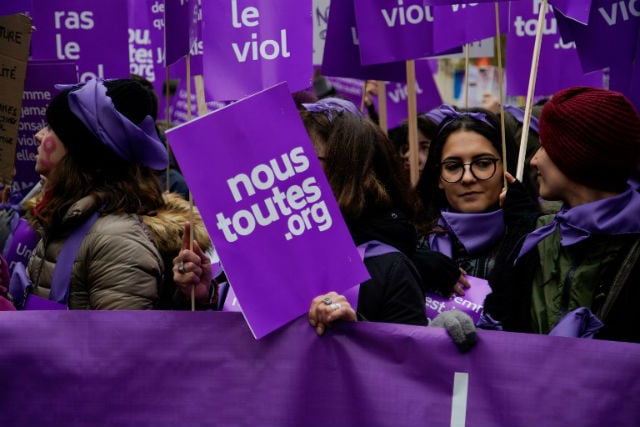 Thousands march in Paris against sexist violence